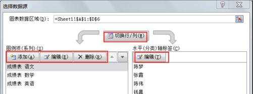 2010excel表格中数据分xy画图