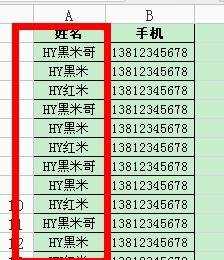 excel表格怎么设置批量给单元格添加字体