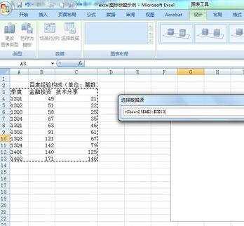 excel 2007添加图表标题的方法