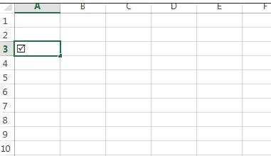 excel2013制作打勾的方法