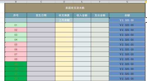 excel 2010创建模板的教程