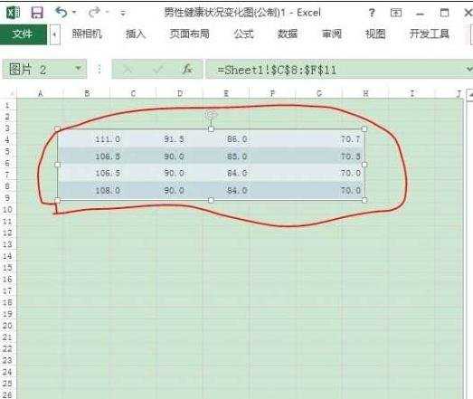 excel2013照相机的使用方法