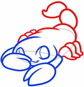 动物简笔画大全:蝎子的简笔画画法和步骤