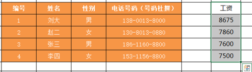 excel表格内容隐藏的教程