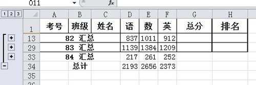 excel中分类汇总的教程