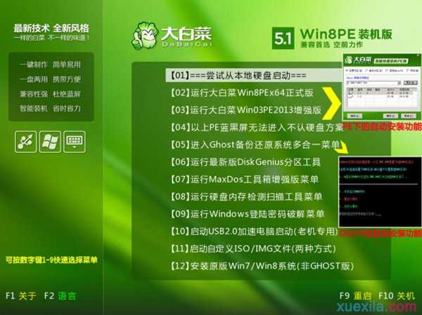 大白菜u盘怎么装win8系统