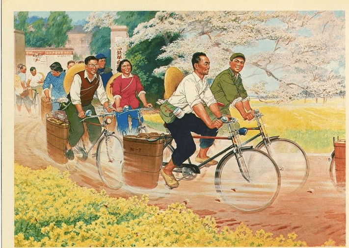 70年代农村年画图片