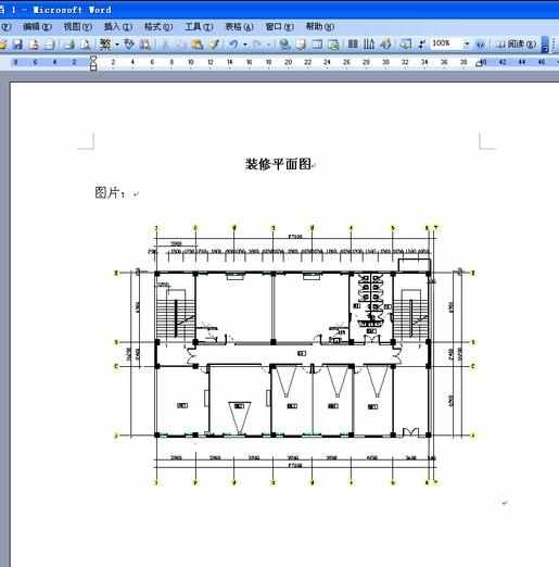 怎么把CAD图形导入进WORD