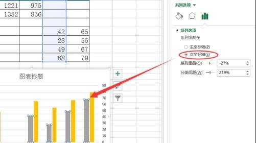 excel柱形图做数据差的教程