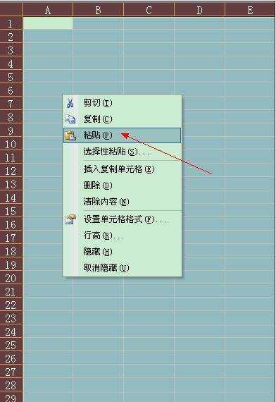 excel中复制表格的方法