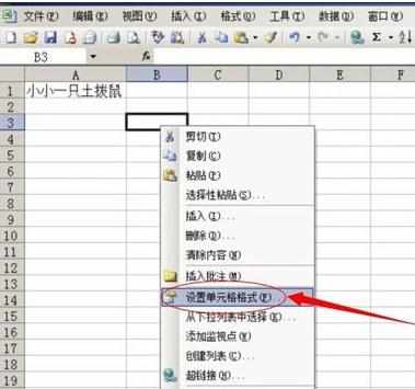 excel2003输入0开头数字的教程