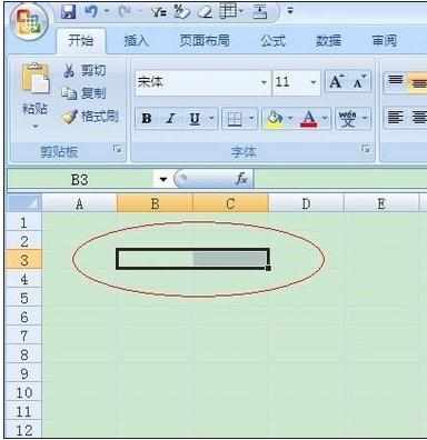 excel2007拆分单元格的教程