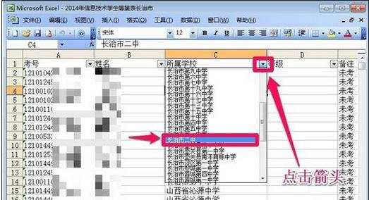 excel2003数据筛选的使用教程