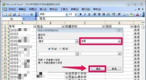 excel2003数据筛选的使用教程