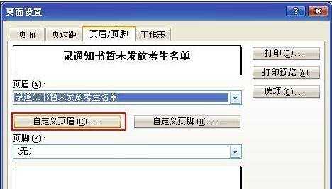 excel2003添加页码的教程