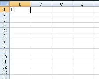 excel单元格中进行打钩的方法