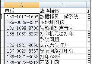 excel表格设置电话号码格式的方法