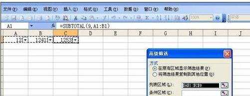 excel表格里进行筛选的教程