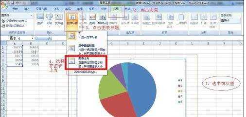 excel2007绘制饼图的教程