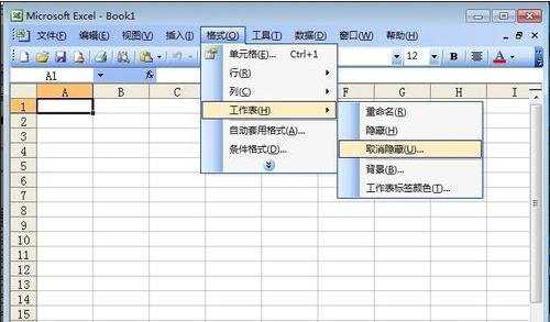 excel工作表的显示与隐藏操作教程