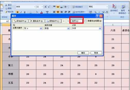 excel表格按照名字笔画数进行排序的方法