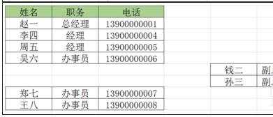 excel表格内容进行互换的方法