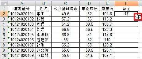 excel表格内数据排序方法