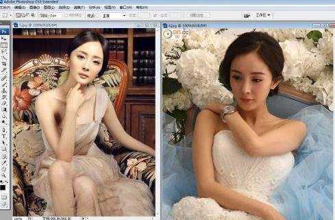 怎么用photoshop合并图片