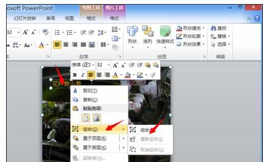 ppt图片组合功能怎么使用