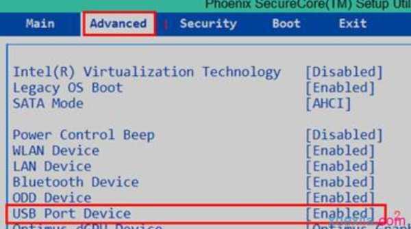 bios怎么设置usb端口