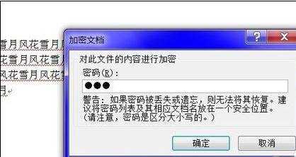 怎么给word2007添加密码