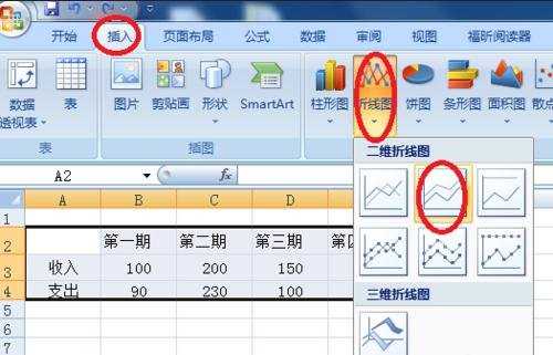 excel2007绘制折线图的教程