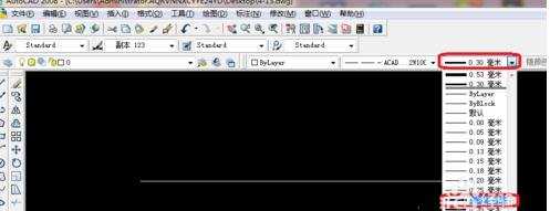 cad怎么画粗线啊