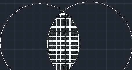 cad2007如何给相交区域填充