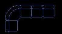 CAD怎样绘制家具沙发