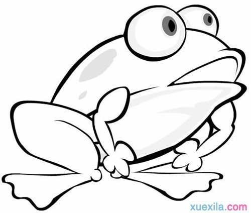 幼儿青蛙动物简笔画