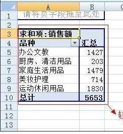 excel2007创建数据透视表的方法