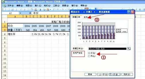 excel制作柱状图的方法