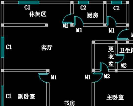 cad室内平面设计教程