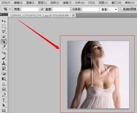 photoshopcs5如何裁剪图片