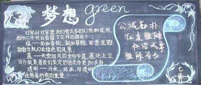 小学毕业的黑板报