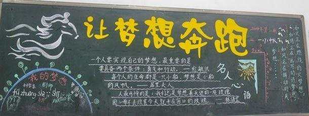 小学六年级励志黑板报