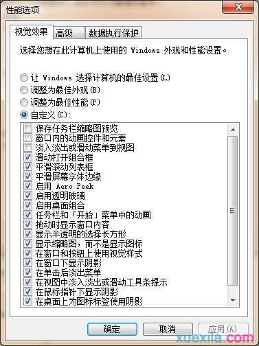 win7系统如何调出视觉效果