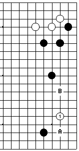 围棋挂角与夹攻：挂角方式的选择