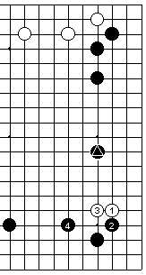 围棋挂角与夹攻：挂角方式的选择