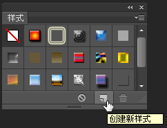怎么在PS里面创建新样式