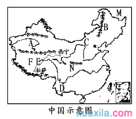 初中地理毕业考试题及答案