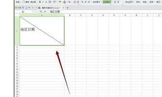 在wps表格中怎样制作表头