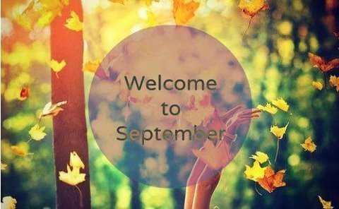 再见八月你好九月英文图片，九月唯美句子，9月心情说说