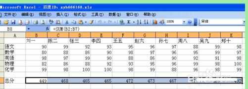 excel求和公式怎么用 excel表怎么求和公式